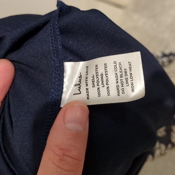 NWT Lulus Black Floral Midi Ruffle Hem Dress Size XL - Picture 5 of 5